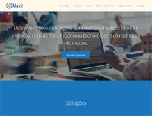 Tablet Screenshot of maxit.com.br