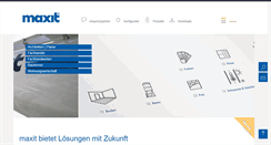 Desktop Screenshot of maxit.de