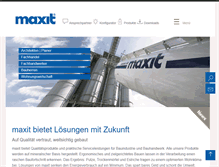 Tablet Screenshot of maxit.de